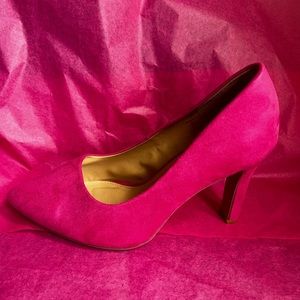 GUC Justfab Hot Pink Pumps sz 11 E